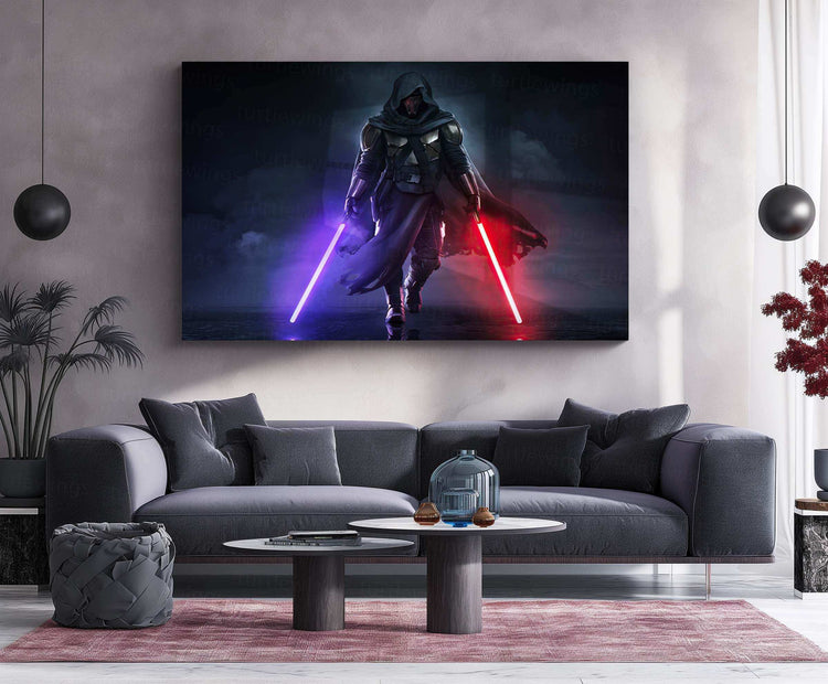 Star Wars Sith Neon LED Metal Poster - TURTLEWINGS 