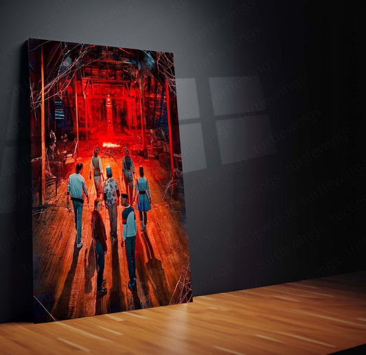 Stranger Things Metal Poster | 80s Nostalgia | High-Quality Metal Print 3