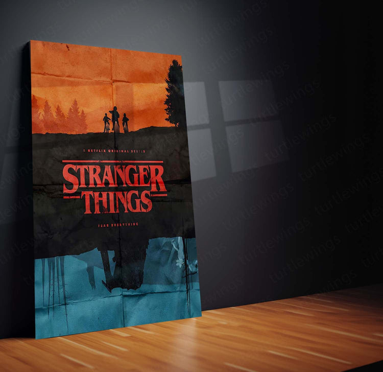 Stranger Things Metal Poster | 80s Nostalgia | High-Quality Metal Print 4