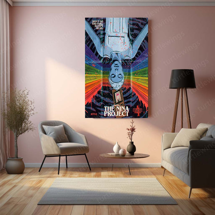 Stranger Things Season 4 Chapter 5: "The Nina Project" Metal Poster | High-Quality Metal Print