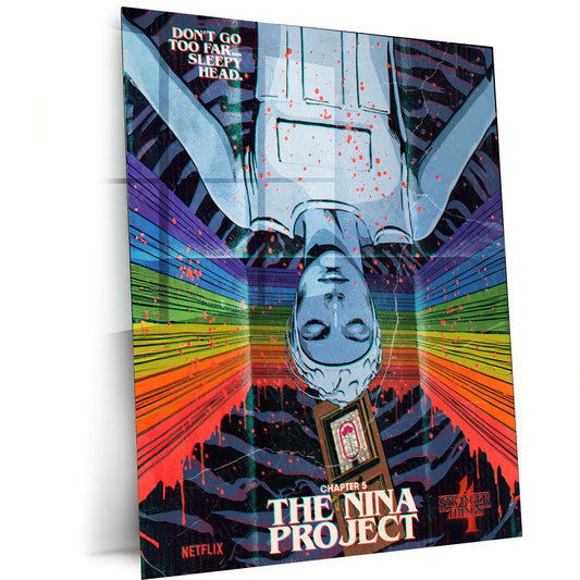 Stranger Things Season 4 Chapter 5: "The Nina Project" Metal Poster | High-Quality Metal Print