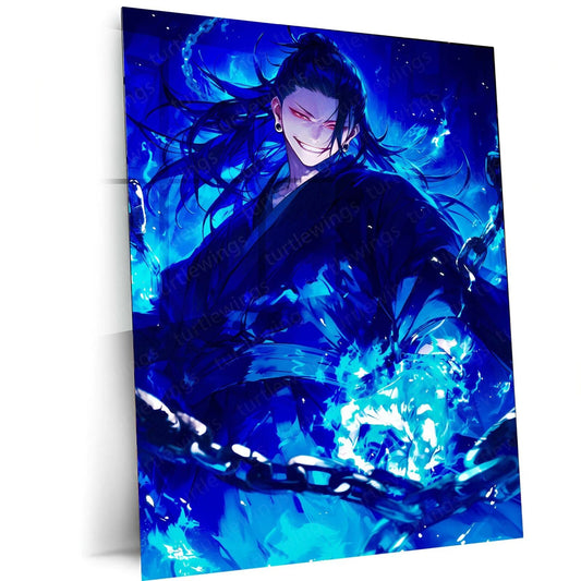 Suguru Geto Metal Poster | Jujutsu Kaisen Wall Art | HD Print