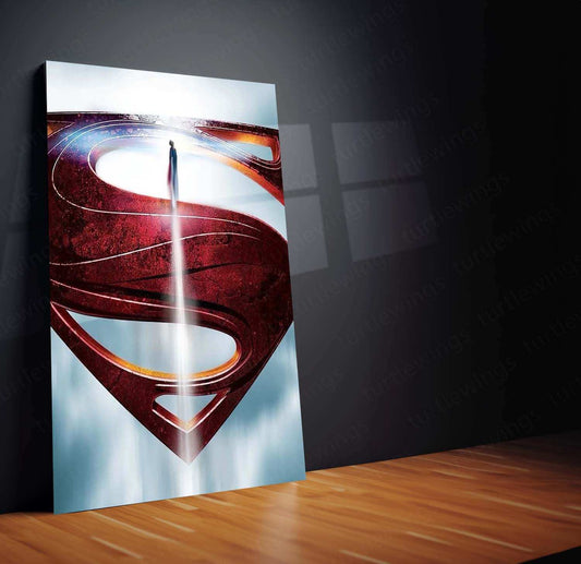 Superman Metal Poster – The Man of Steel in Iconic DC Style - TURTLEWINGS 