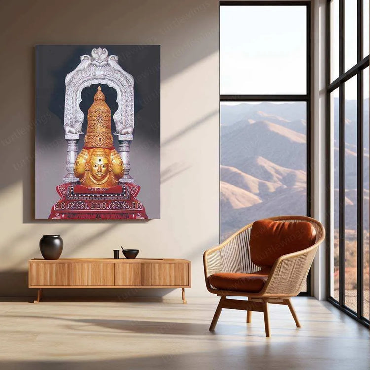 Trimbakeshwar Nashik Metal Poster – Sacred Temple Art | Spiritual Wall Decor 3 - TURTLEWINGS 