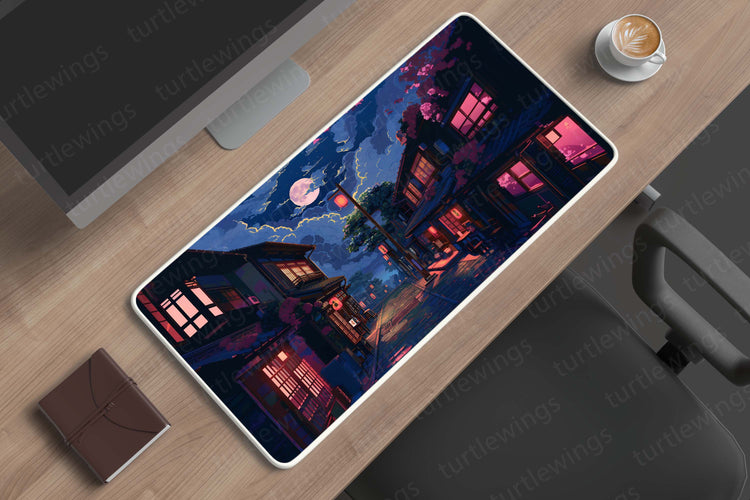 Aesthetic Tokyo Street Art Deskmat – Urban Vibes and Modern Aesthetic for Your Workspace