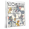 Tom and Jerry Metal Poster – Classic Cartoon Chaos 1