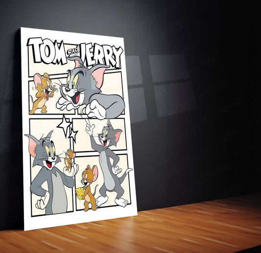 Tom and Jerry Metal Poster | Classic Cartoon Fun Art 3