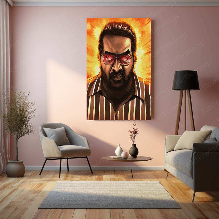 Vijay Sethupathi Metal Poster – Iconic Tamil Superstar Wall Art | South Indian Cinema Decor - TURTLEWINGS 