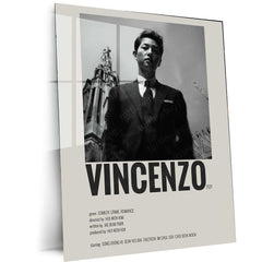 Vincenzo Metal Poster – A Tribute to Justice, Power & Mafia Prestige