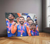 Virat Kohli, Arshdeep Singh, Kuldeep Yadav Winning Moment of ICC Men’s T20 World Cup 2024 | Trio's Triumph Metal Poster | HD Print