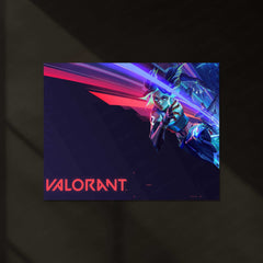 Valorant Neon LED Metal Poster 02