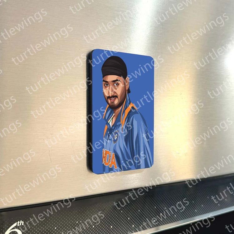 Indian Cricket Team Players Fridge Magnets - Set of 10 l legendary players of the Indian cricket team l MS Dhoni, Rohit Sharma, Suresh Raina, Hardik Pandya, Harbhajan Singh, Yuvraj Singh, Jasprit Bumrah, Ravindra Jadeja, Shikhar Dhawan, and Virat Kohli