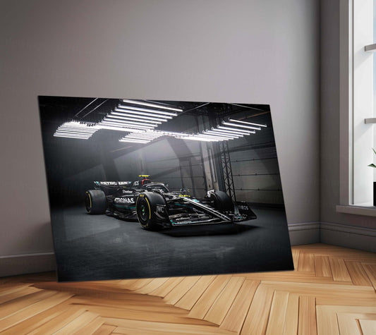 Mercedes AMG F1 W14 Metal Poster | High-Performance Racing Art