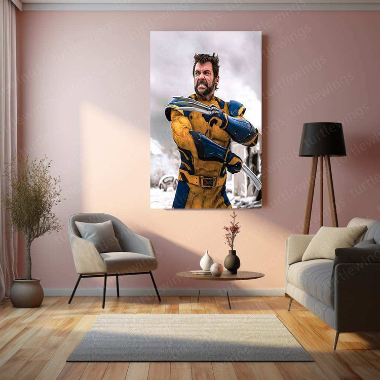 Wolverine Metal Poster – Marvel's Iconic X-Men Wall Art | Superhero Decor - TURTLEWINGS 