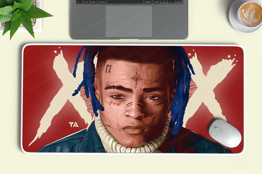 XXXTENTACION Deskmat | Rap Legend Aesthetic Design