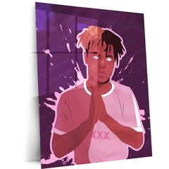 XXXTentacion Metal Poster – Iconic Rapper Wall Art | Tribute to the Legend