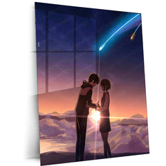 Your Name Metal Poster – A Timeless Anime Love Story 1