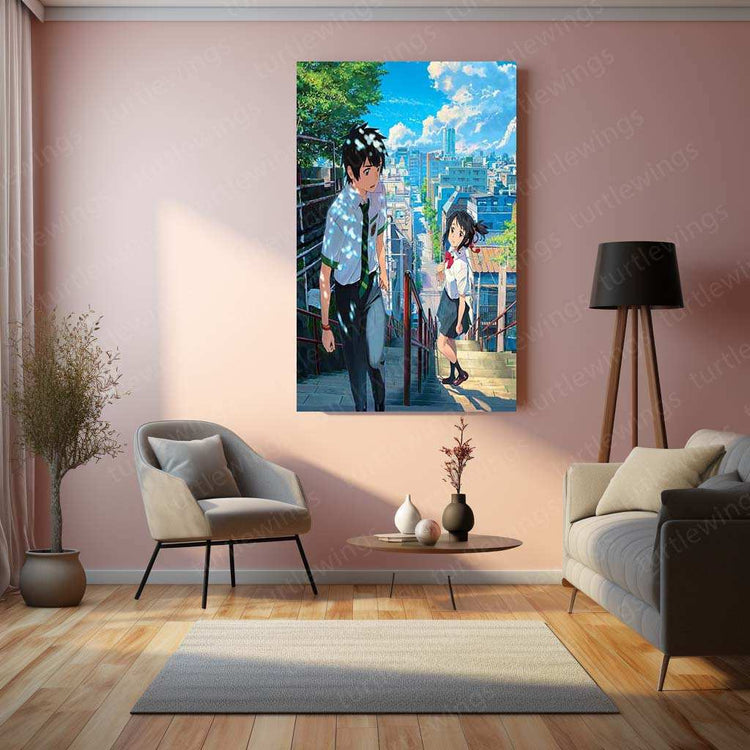 Your Name Metal Poster – A Timeless Anime Love Story 2 - TURTLEWINGS 