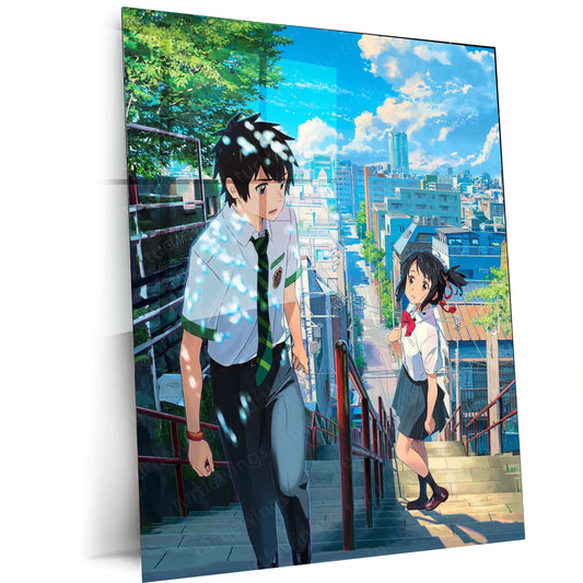 Your Name Anime Metal Poster | Makoto Shinkai's Masterpiece Art 3