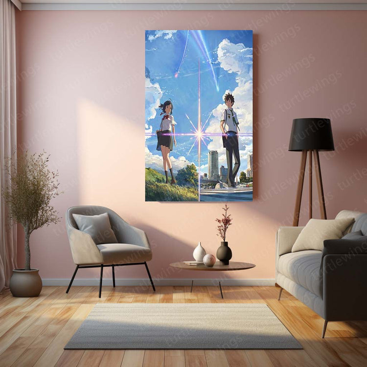 Your Name Anime Metal Poster | Makoto Shinkai's Masterpiece Art 4