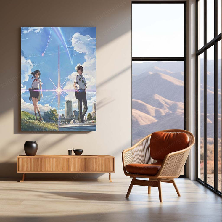 Your Name Anime Metal Poster | Makoto Shinkai's Masterpiece Art 4