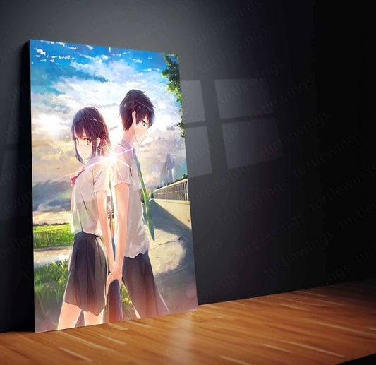 Your Name Metal Poster – A Timeless Anime Love Story 5 - TURTLEWINGS 