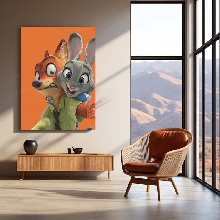 Zootopia Metal Poster