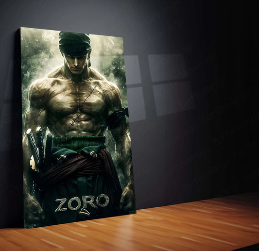 Roronoa Zoro One Piece Metal Poster 6 - TURTLEWINGS 