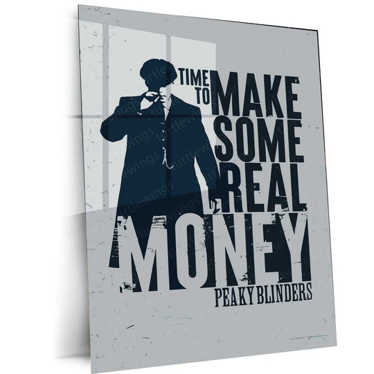 Peaky Blinders 'By Order' Quote Metal Poster | Gritty Series Art | Turtlewings