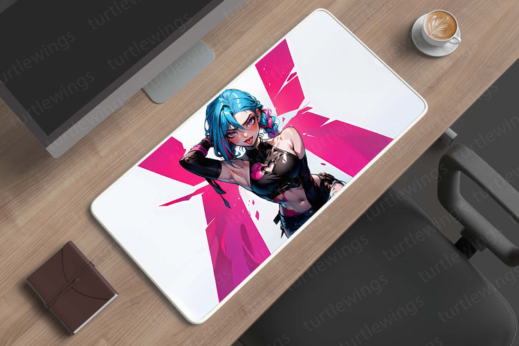 Jinx Deskmat - Arcane's Enigmatic Heroine 2