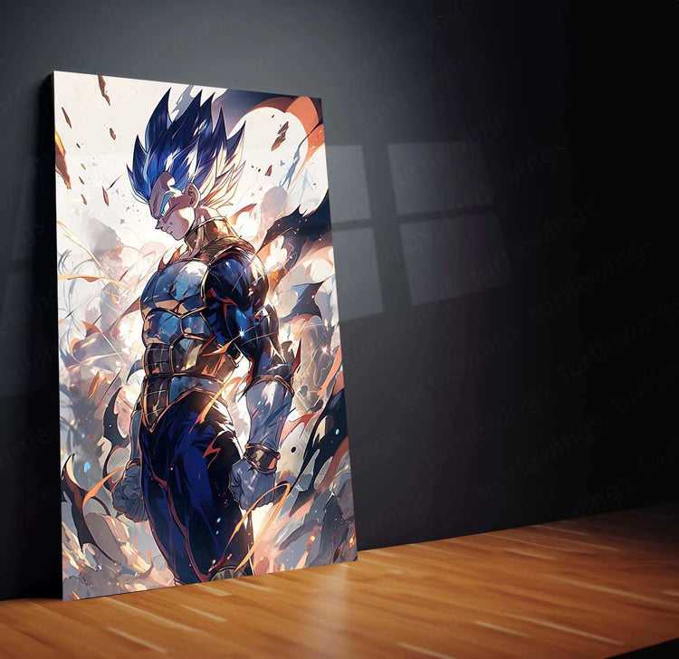 VEGETA – DbZ Metal Poster 6 - TURTLEWINGS 