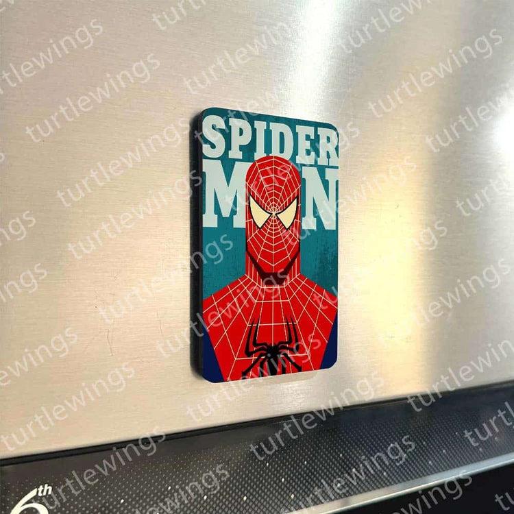 Marvel Super Heroes Fridge Magnets | Set of 9 Iconic Characters