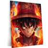 Monkey D. Luffy Metal Poster | One Piece Anime Wall Art | Pirate King Decor