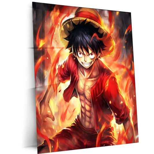 Luffy D. Monkey Metal Print