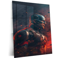 Captain America Metal Poster – The Shield of Justice