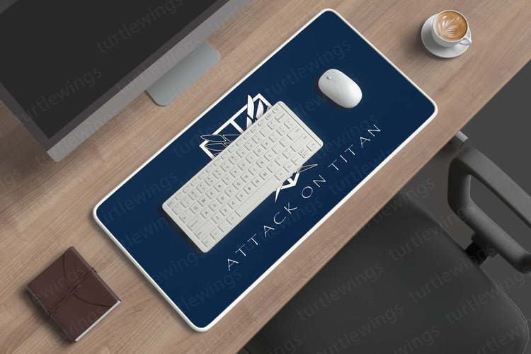 AOT Logo Large Mousepad | Anime-Inspired Desk Essential | Turtlewings