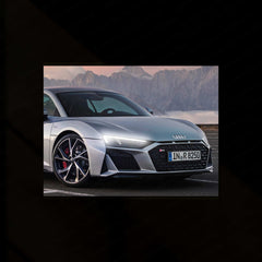 Audi R8 Neon LED Metal Poster â Supercar Wall Art for Speed Enthusiasts