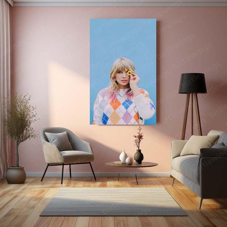 Timeless Elegance - Taylor Swift Metal Poster | Music Icon Wall Art | HD Print 5