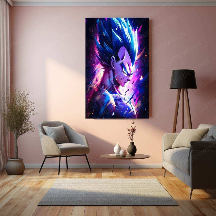 VEGETA – DbZ Metal Poster 6 (Copy) - TURTLEWINGS 