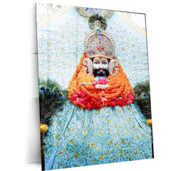 Khatu Shyam Maharaj Rajasthan Spiritual Metal Poster - Divine Grace and Devotion 3