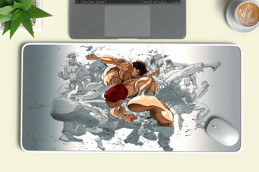 Baki Hanma Deskmat | Raw Power and Energy for Your Workspace