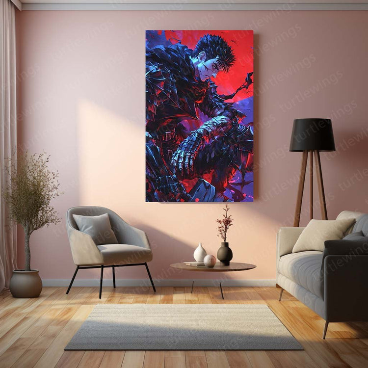 Dark Fantasy - Berserk Anime Metal Poster | Gothic Wall Art | HD Quality 03