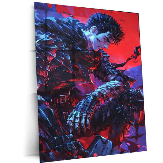 Dark Fantasy - Berserk Anime Metal Poster | Gothic Wall Art | HD Quality 03