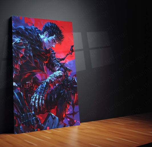 Dark Fantasy - Berserk Anime Metal Poster | Gothic Wall Art | HD Quality 03