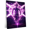 Black Goku Metal Poster – Dragon Ball Z Super Saiyan Art | Powerful Anime Decor