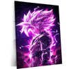 Black Goku Metal Poster – Dragon Ball Z Super Saiyan Art | Powerful Anime Decor 2