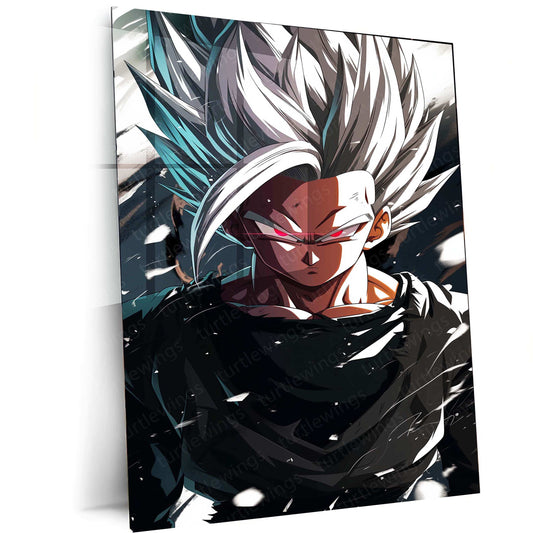 Black Goku Metal Poster – Dragon Ball Z Super Saiyan Art | Powerful Anime Decor 3 - TURTLEWINGS 