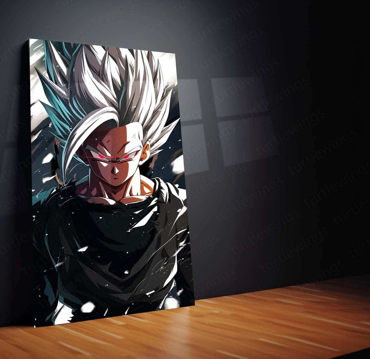 Black Goku Metal Poster – Dragon Ball Z Super Saiyan Art | Powerful Anime Decor 3 - TURTLEWINGS 