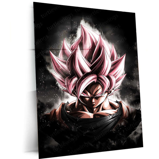 Black Goku Metal Poster – Dragon Ball Z Super Saiyan Art | Powerful Anime Decor 5 - TURTLEWINGS 