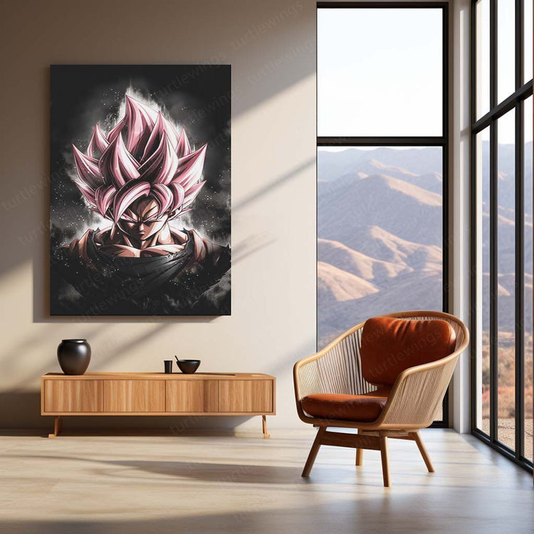 Black Goku Metal Poster | Dragon Ball Super Villain | HD Print 5